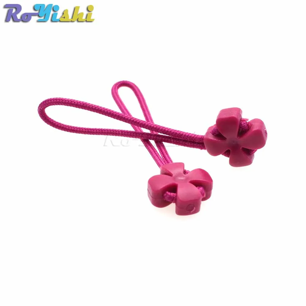Mix Color Cord Zipper Pulls Strap Lariat Black 7pcs/pack For Apparel Accessories, zipper pullers,zipper accessories