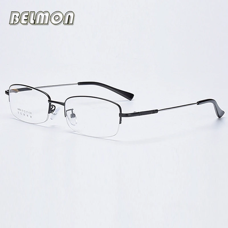 

Belmon Memory Spectacle Frame Men Eyeglasses Computer Prescription Optical For Male Eyewear Clear Lens Eye Glasses Frame RS772