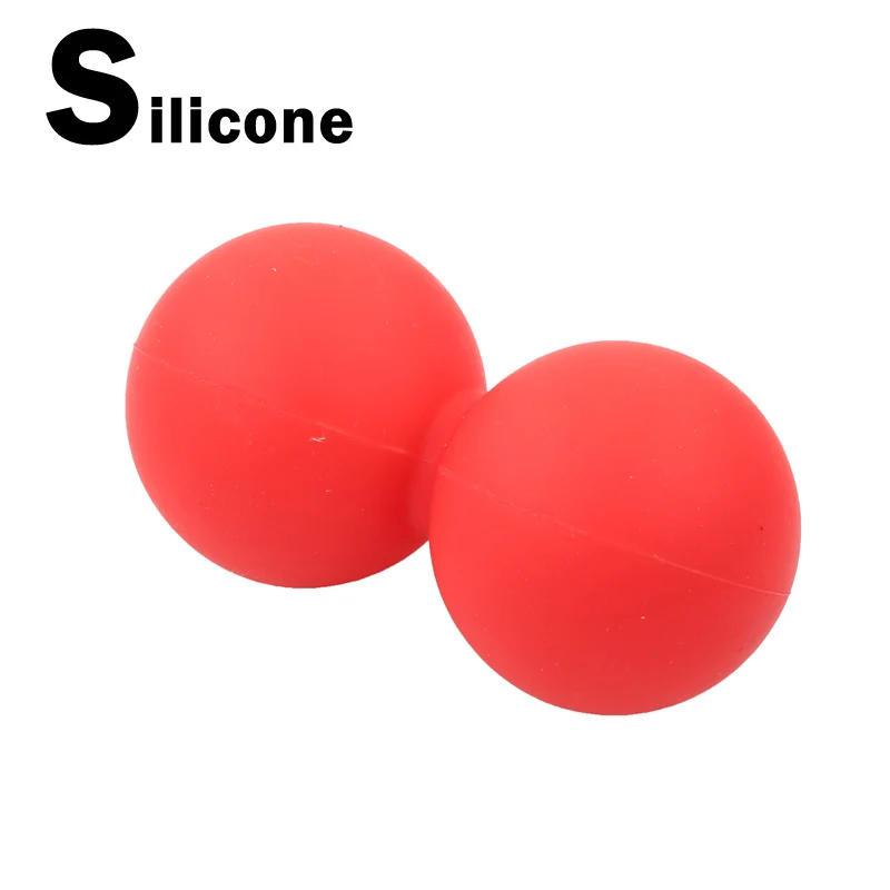 

Peanut Massage Ball Back Silicone Massage Trigger Ponit Lacrosse Ball Body Massage Fitness Exercise Trainning