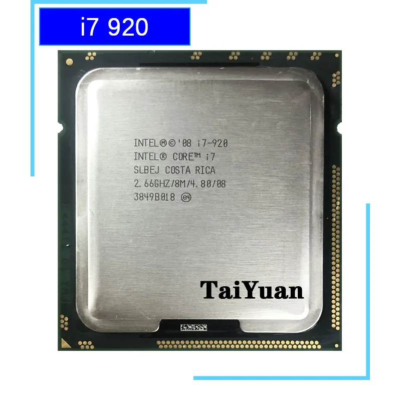Четырехъядерный процессор Intel Core i7-920 i7 920 2 6 ГГц 130 Вт 8 м LGA 1366 | Компьютеры и офис