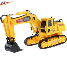 RC Excavator 8 CH RC digger,r/c excavator,Dig Function with light remote control shovelloader Model electronic toy