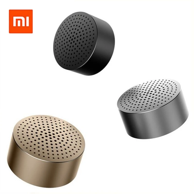 Xiaomi Mi Bluetooth Speaker Portable Wireless Mini Round Box Lourpeaker Metal Steel Stereo HIFI Three Colors New Original