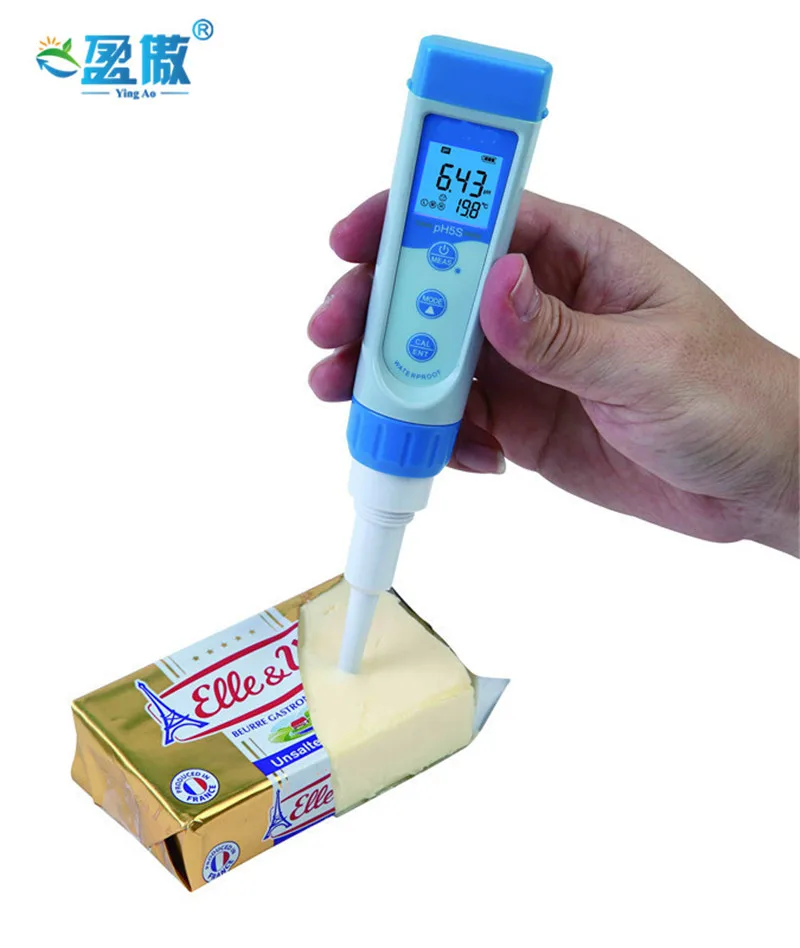 РН-тестер наконечник копья для мясных продуктов многофункциональная ручка Тип рН-метр