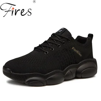 

Fires Sneakers For Men Flyknit Light Comfortable Man Sneaker Trend Walking Shoes Spring Zapatillas Hombre 2019 Men Sports Shoes