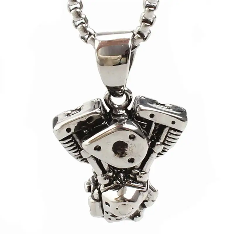 Buy Motor Necklaces Engine Pendant Stainless Steel