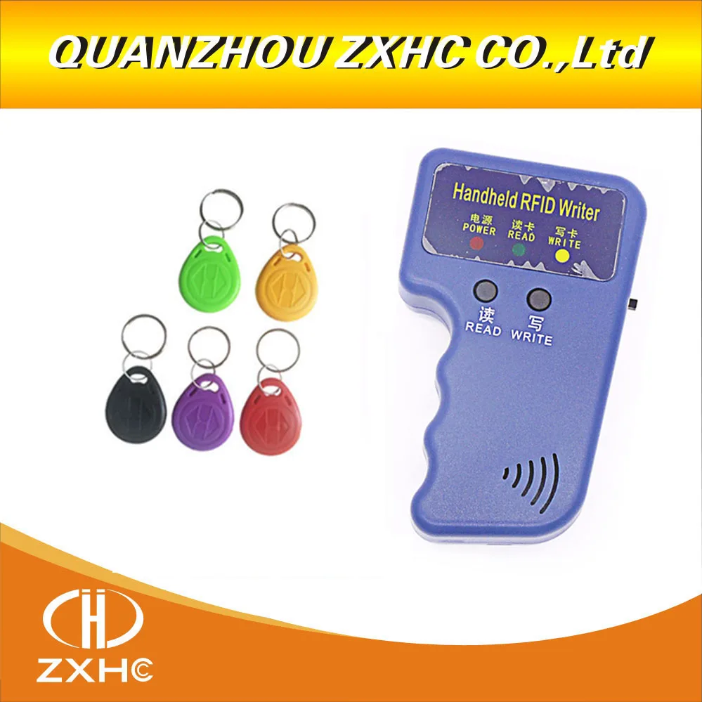 Ручной 125 кГц EM4100 RFID Копир писатель Дубликатор Программист читатель T5577 EM4305