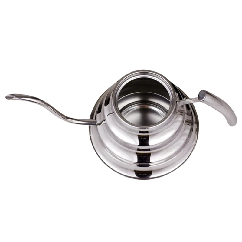 Kitchen Coffee Pot Stainless Steel Drip Kettle Tea 1.2L Fine Mouth | Дом и сад