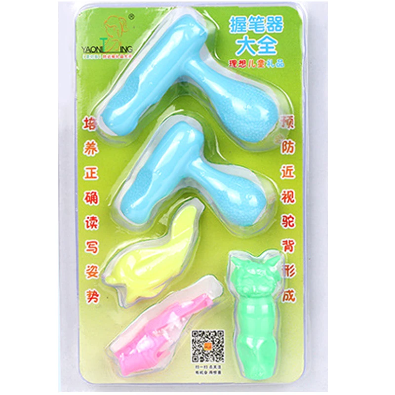 

Silicon Pencil Grasp Silicon Hold Pen Corrector Ergonomic Design Writing Posture Corrective School Supplies