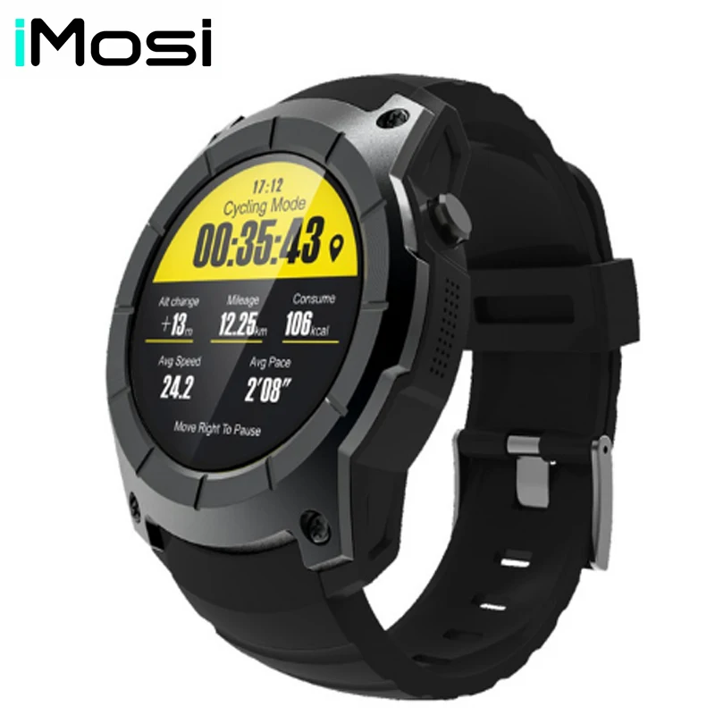 

Imosi GPS Smart Watch S958 Pedometer Fitness Tracker Heart Rate Monitor Smartwatch Sports Waterproof Watch Support SIM TF Card