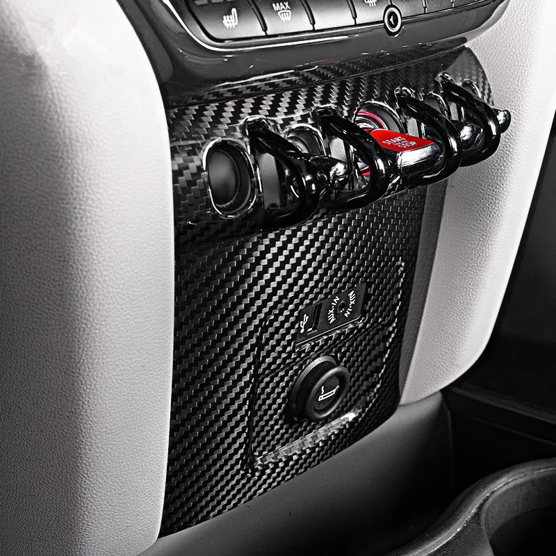 Чехол для автомобильного прикуривателя Mini Cooper Countryman F60 из настоящего углеродного