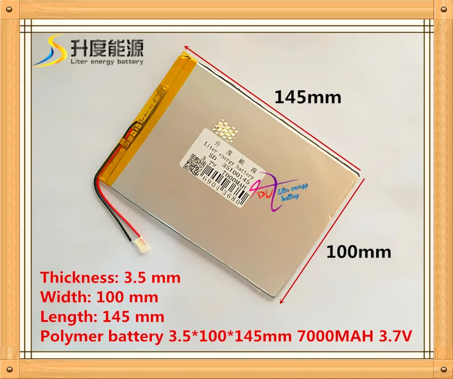 3.7v 7000mAH (polymer lithium ion battery) Li ion battery for tablet pc