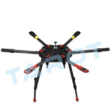 Квадрокоптер рама Таро X4 складной комплект из углеродного волокна X6 гексакоптер рамка дроны Мультикоптер Diy Дрон вертолет Квадрокоптер запчасти