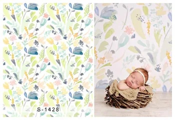 

New arrival fancy colorful painting flowers Photography Backdrops Computer Printing Background 5X7ft