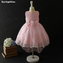 Princess Flower Girl Dresses 2018 White Pink Birthday Party Dresses For Girls Formal Evening Gowns Kids First Communion Dress Princess Flower Girl Dresses 2018 White Pink Birthday Party Dresses For Girls Formal Evening Gowns Kids First Communion Dress