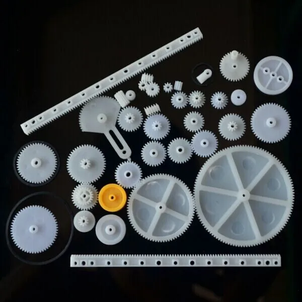 34 kinds of rack and pinion gear bag toy model pulley plastic worm gear