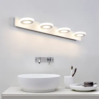 

Brief modern led eyeshield bathroom toilet waterproof and anti fog mirror front lamp