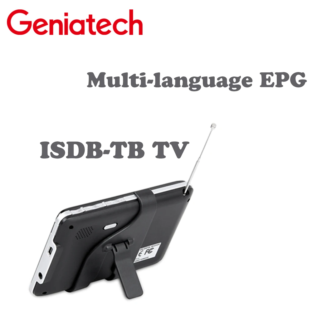 Geniatech Voctrux ISDB TB 4 3 Портативный ТВ цифровой плеер для Бразилии Аргентины Перу Чили