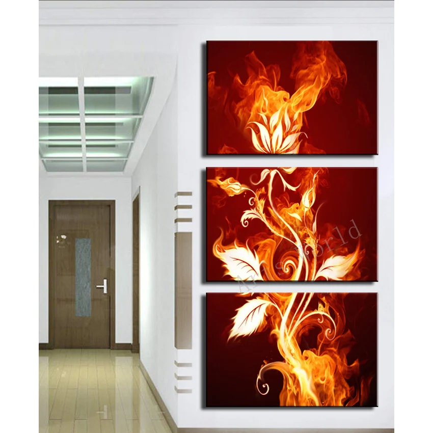 Уникальная картина 2016 реальное ограниченное количество без масла фотообои 3 шт. Hd