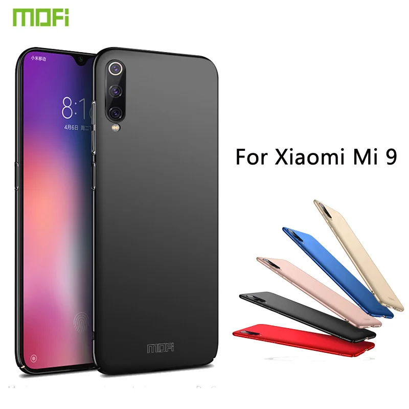 Чехол MOFi для Xiaomi mi 9 mi 9 задняя крышка полная защита Жесткий ПК Fundas, чехлы для телефонов оболочка для Xiaomi mi 9