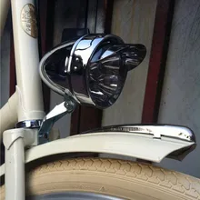 Metal Shell 6 LED Super Light Old Style Classic Vintage Vntga Retro Bike Bicycle Front Headlight Free Shipping