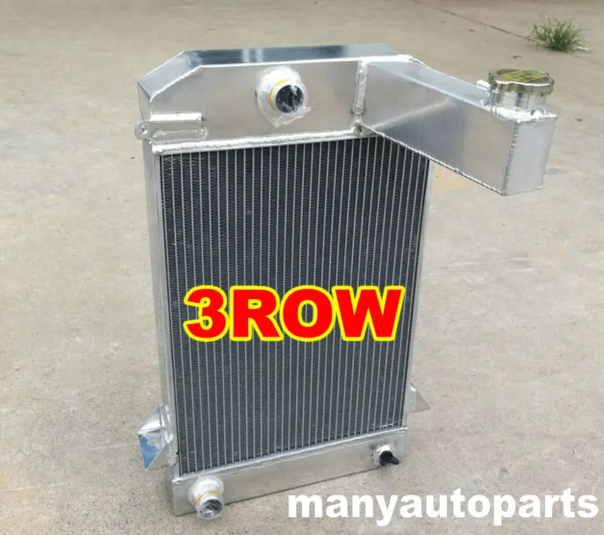 HI-PERF. 3 ряд алюминиевого сплава радиатор для TRIUMPH TR2/TR3/TR3A/TR3B MT
