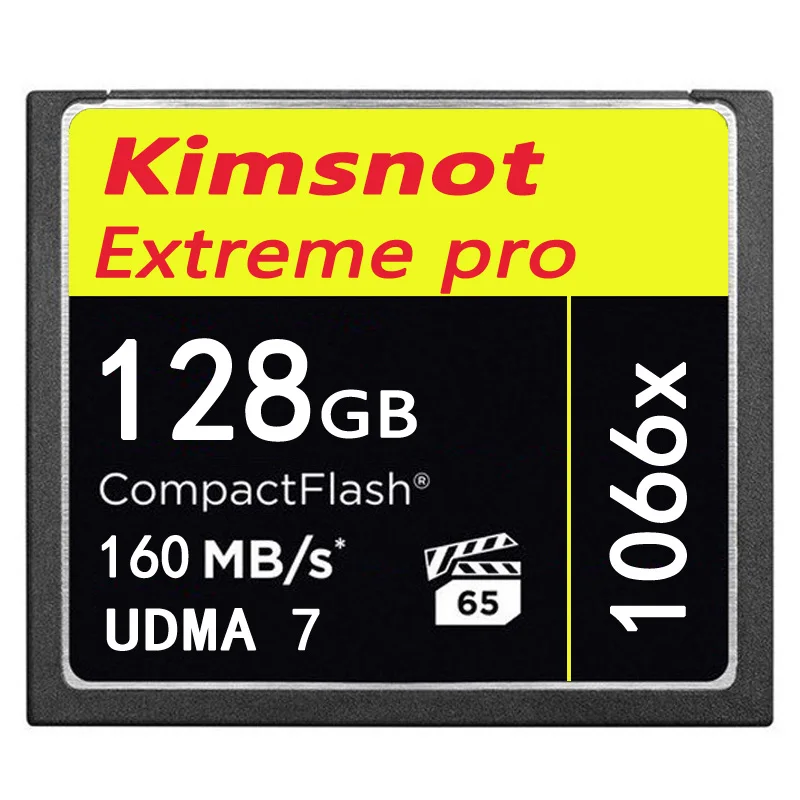 Карта памяти Kimsnot 1066x32 GB 64GB 128GB 256GB CF CompactFlash Compact Flash Card 160 МБ/с. UDMA7