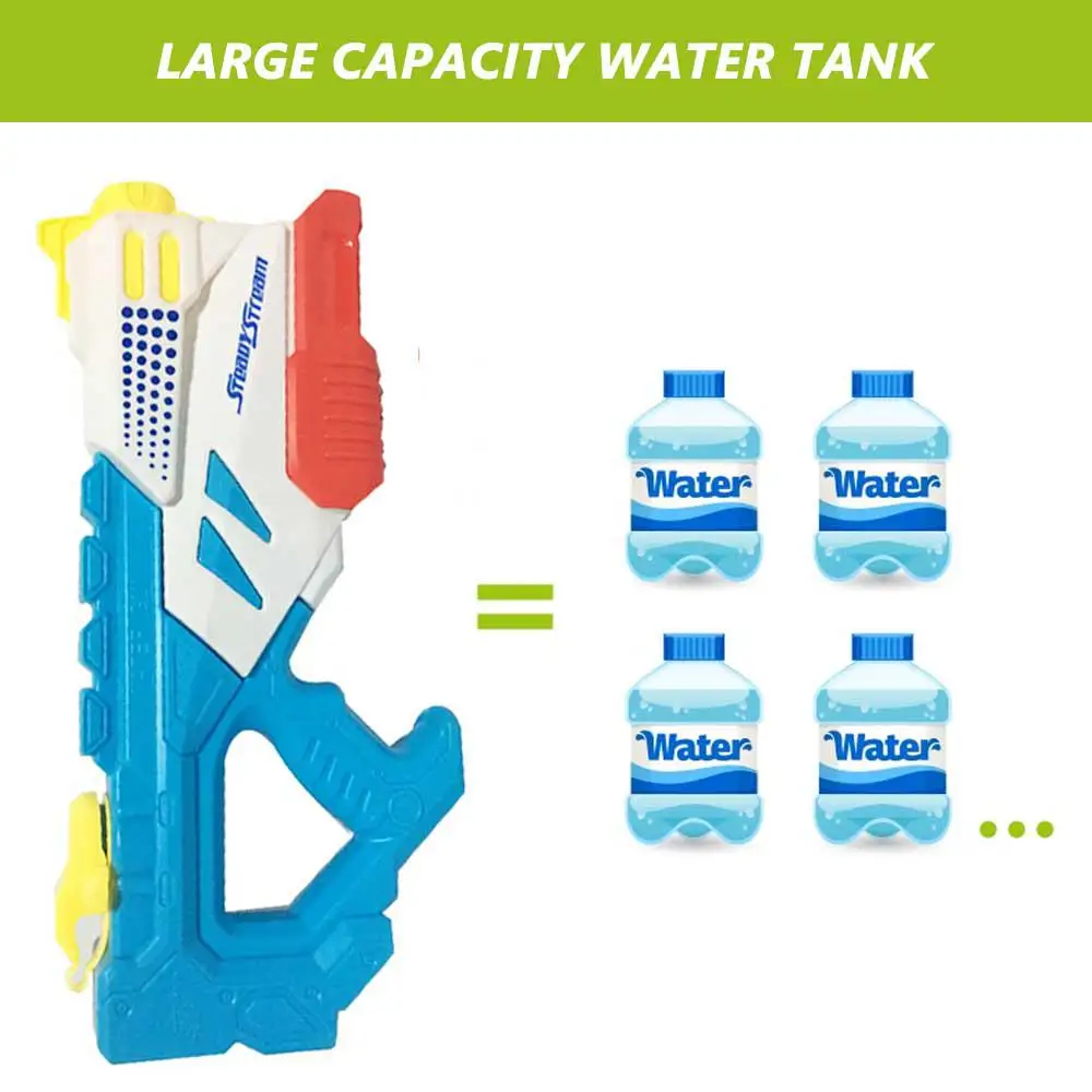 Водяной пистолет большой емкости высокого давления большой дальности Водяные Пистолеты Пляж Бассейн брызги воды игрушки для детей Дети