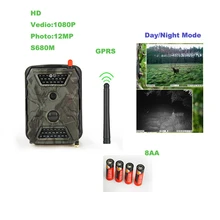 Высококачественная охотничья Камера GPRS HD 1080P S680M цифровая Инфракрасная камера с функцией ночного видения охотничья камера gz37-0014