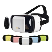 Newest VR Glasses LEJI VR Mini VR BOX III Virtual Reality 3D Glasses For Smartphone + Bluetooth 3.0 Remote Controller
