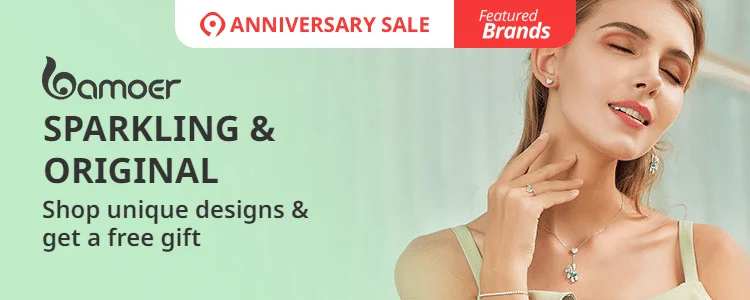 [Anniversary Sale]#Bamoer - Sparkling & Orignal: Shop unique designs and get a free gift!