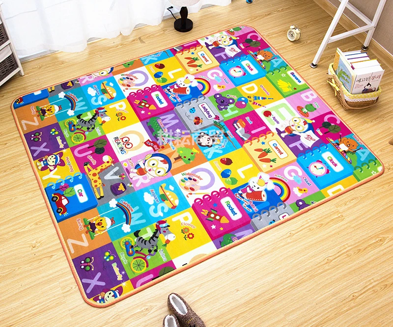 Baby Play Mat 200cm X180cm X0.5cm Developing Mat for Children Foam Carpet Puzzle Baby Playmat Creeping Foam Play Mats for Kids  