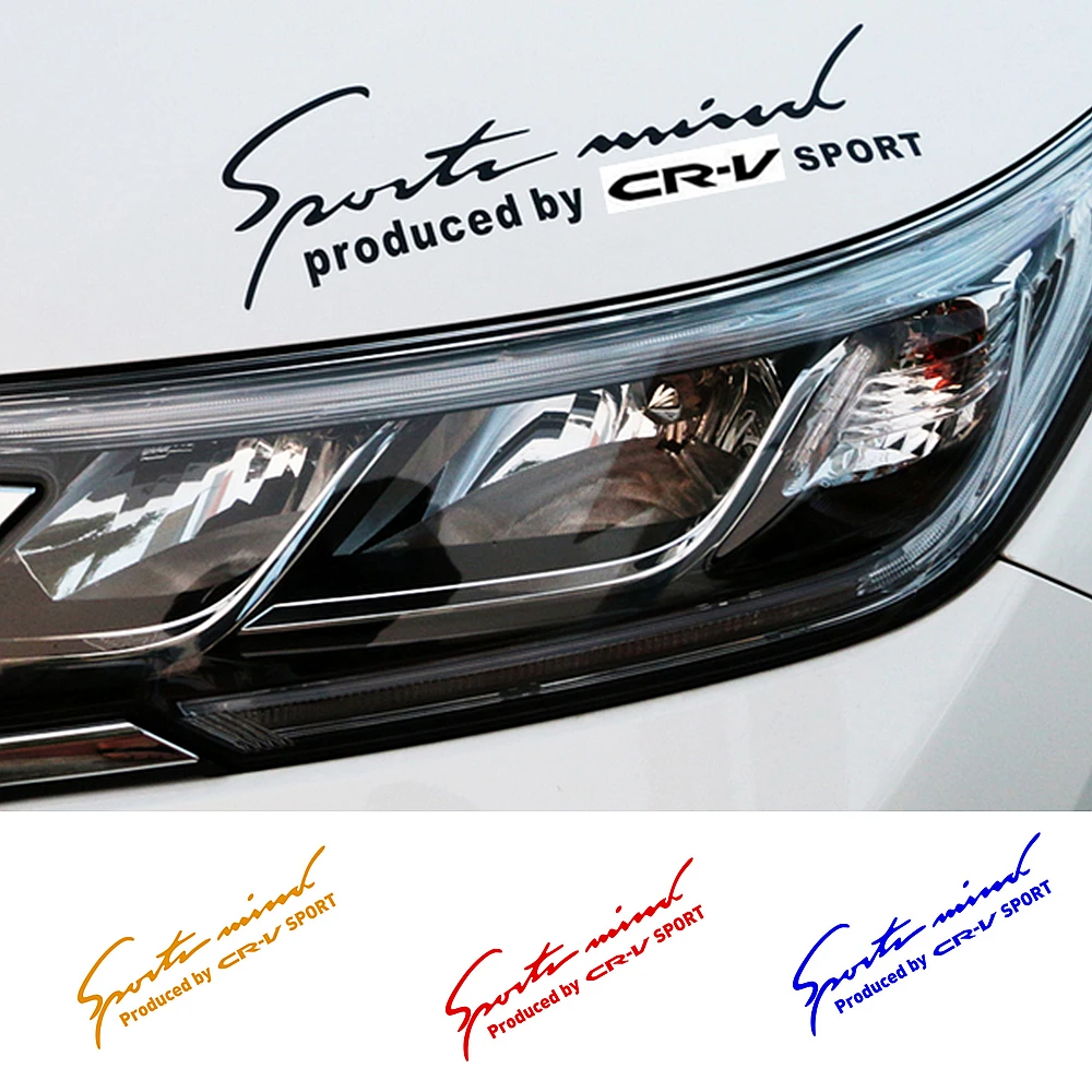 Reflective Reclector Auto Front Head Light Eyebrow Eyelid Sticker Decorator Engine Hood Decal for Honda CRV CR-V Car Styling | Автомобили