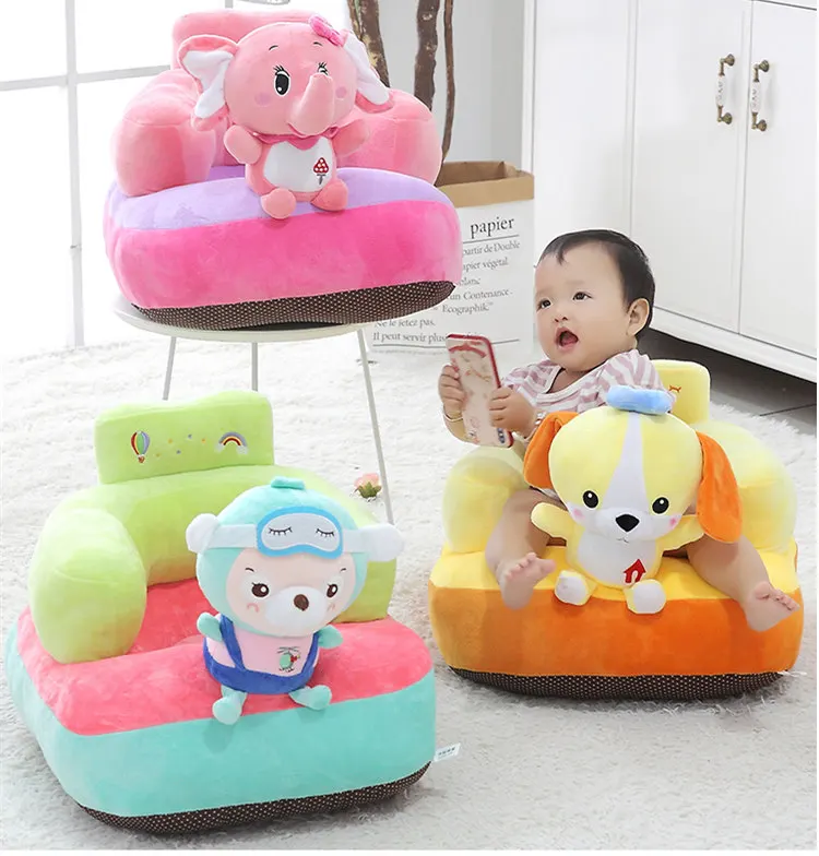 Новый милый мягкий Единорог детское сиденье животных плюшевые игрушки для младенцев сзади поддержка обучения сидеть Детская безопасность