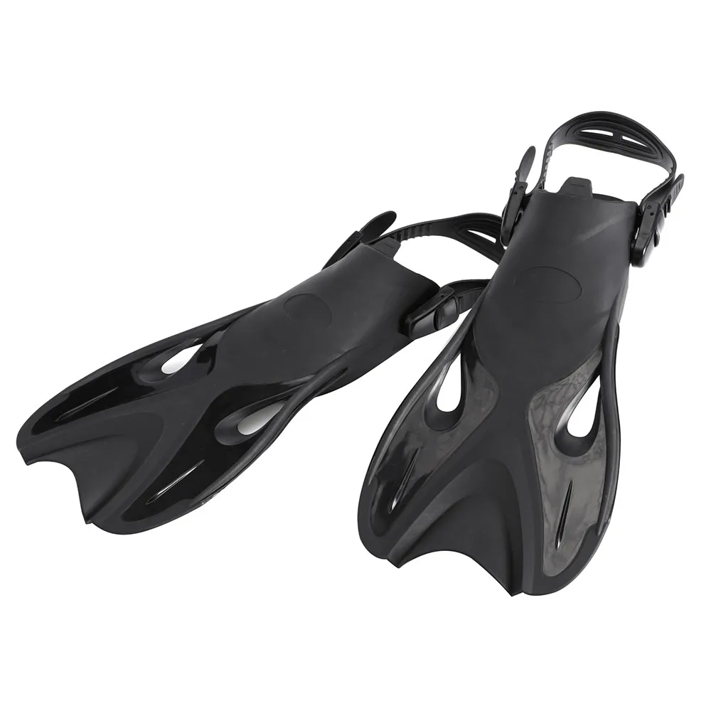 Ласты для взрослых Регулируемый плавающая лягушка обувь силиконовые Professional Dive Team открытым дайвинг подводное плавание длинные ласты для
