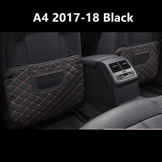 Car Seat Back Anti Kick Mat Protection Pad Trim 2pcs For