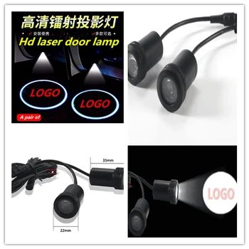 

2 Pcs LED Car Door Lamp welcome logo projection Light for Nissan NISS LIVINA MARCH X-TRAIL TIIDA