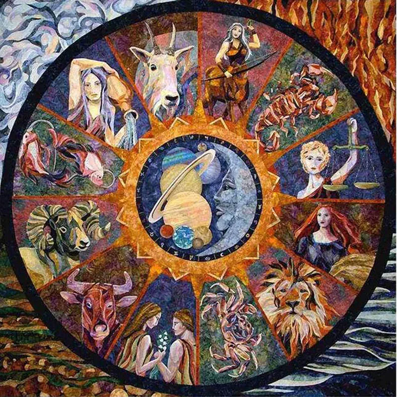 5d алмазная вышивка 12 Китайский Зодиак алмаз хобби Вышивка крестом картина Полная