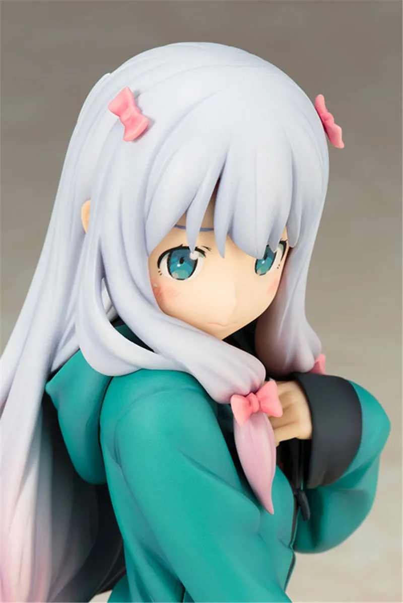 Anime Eromanga Sensei Sagiri Izumi PVC Action Figure Model Toys Kawaii Girl SagiriIzumi Dolls Brinquedos Gift 14cm (9)