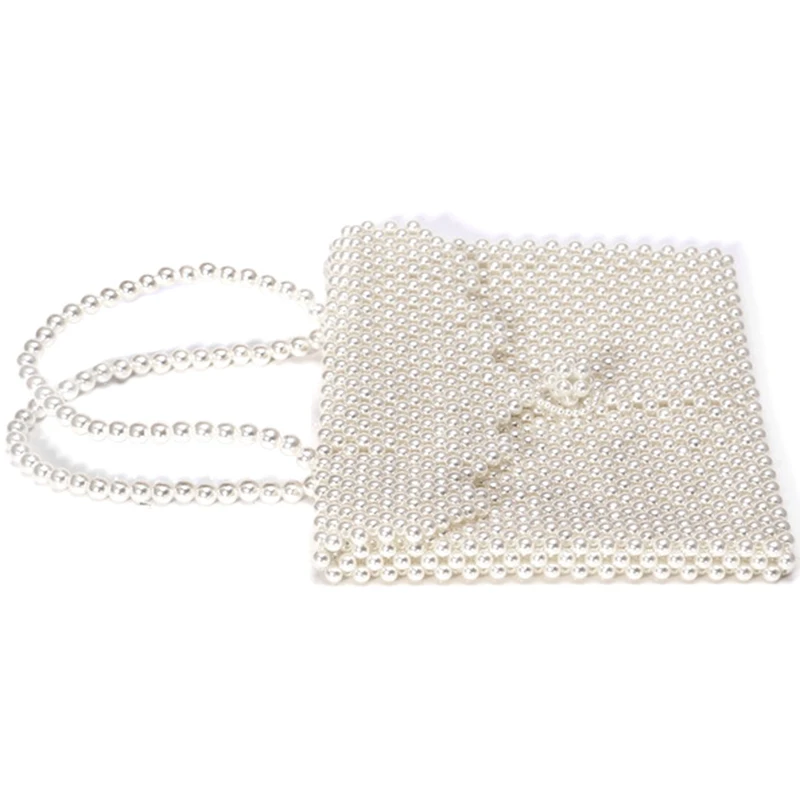 

New Pearl Bag Korean Version Of The Tide Pearl Handbag Flip Cover Clutch