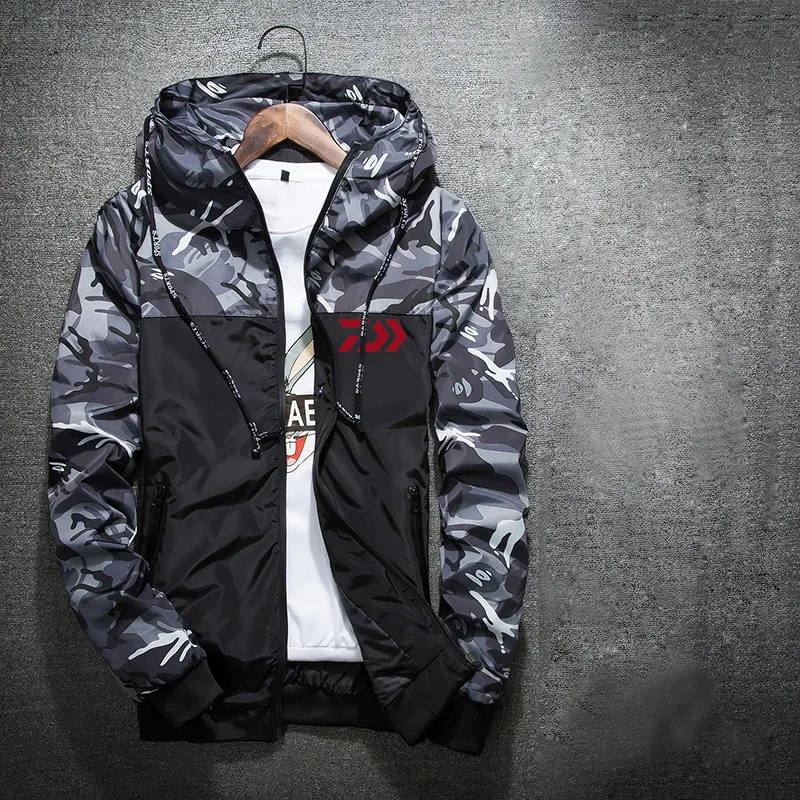 

2019 Plus Size M-5xl Daiwa Fishing Clothing Quickdry Fishing Clothes Fishing Shirts Mens Breathable Camouflage Fishing Jackets