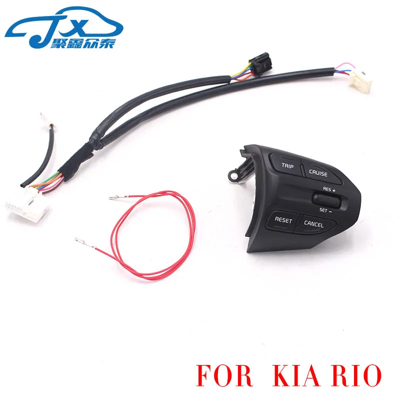 Кнопка рулевого колеса для KIA K2 RIO RIO X кнопки линии Bluetooth телефон круиз контроль громкости - Цвет: h8010jia