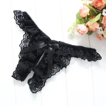 

Women's Sexy Thongs And G Strings Sexy Erotic Lingerie Hot Lace Transparent Sexy Panties Sexy Underwear Female Panties 5 Colors