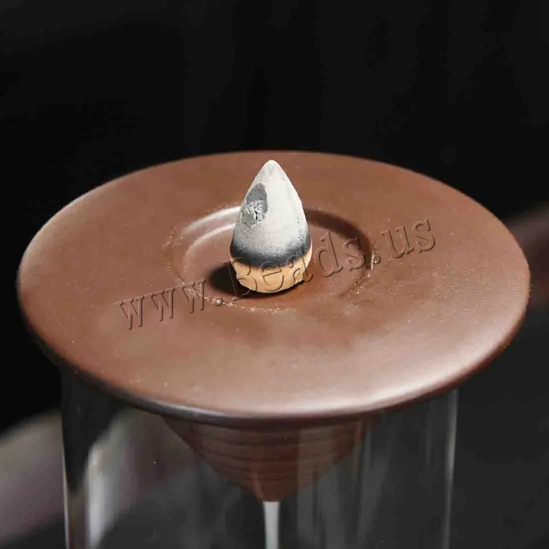 Creative Hourglass Shape Backflow Incense Burner Smoke Waterfall Censer Aromatherapy Furnace Holder Use In Home Office Teahouse