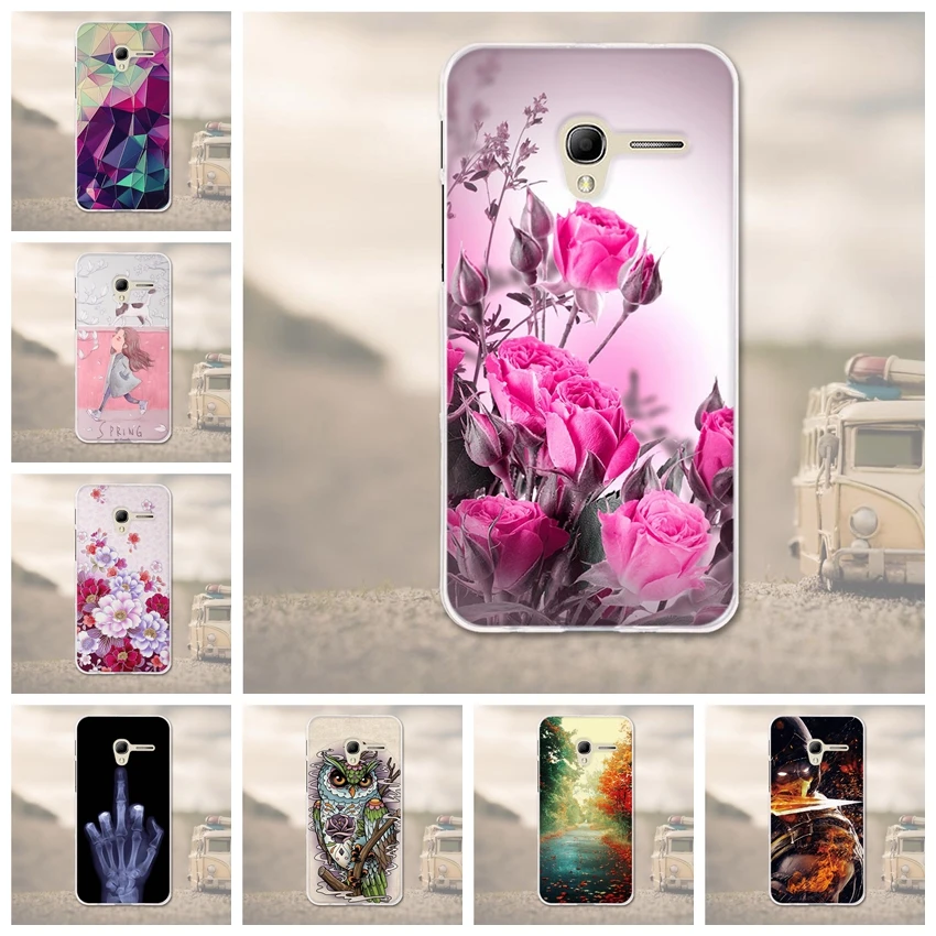 for Alcatel POP 3 5.0&quotCase Soft Silicon 3D Cute Back Cover 3G OT5065 5.0&quot Case | Мобильные телефоны и аксессуары