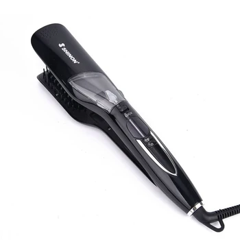 

Sale Straightener Comb Brush Hair Ceramic Hair Iron Electric Hair Straightening Brush Steamceramic Curling Comb Freeshipping
