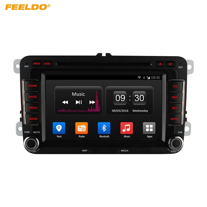 

FEELDO 7inch Android 4.4.4 Quad Core Car DVD GPS Radio For Skoda Octavia/Seat/Altea/Leon/Tolendo/Alhambra