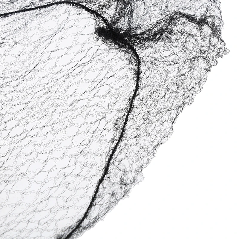 50pcs/100pcs Soft Elastic Lines Hair Net Sample Black Nylon Hairnets Invisible Disposible Wig Cap Net For Hair Styling Wholesale 50pcs/100pcs Soft Elastic Lines Hair Net Sample Black Nylon Hairnets Invisible Disposible Wig Cap Net For Hair Styling Wholesale