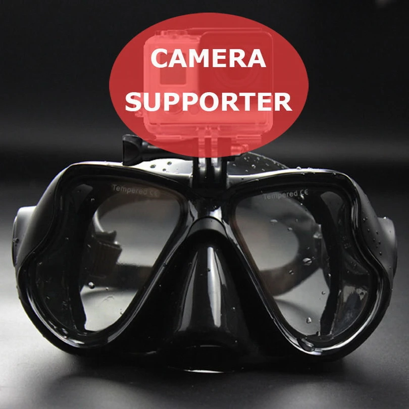 Silicone Scuba Diving Mask Tempered Glass Lens Anti Fog Adult Diving and Snorkeling Equipment