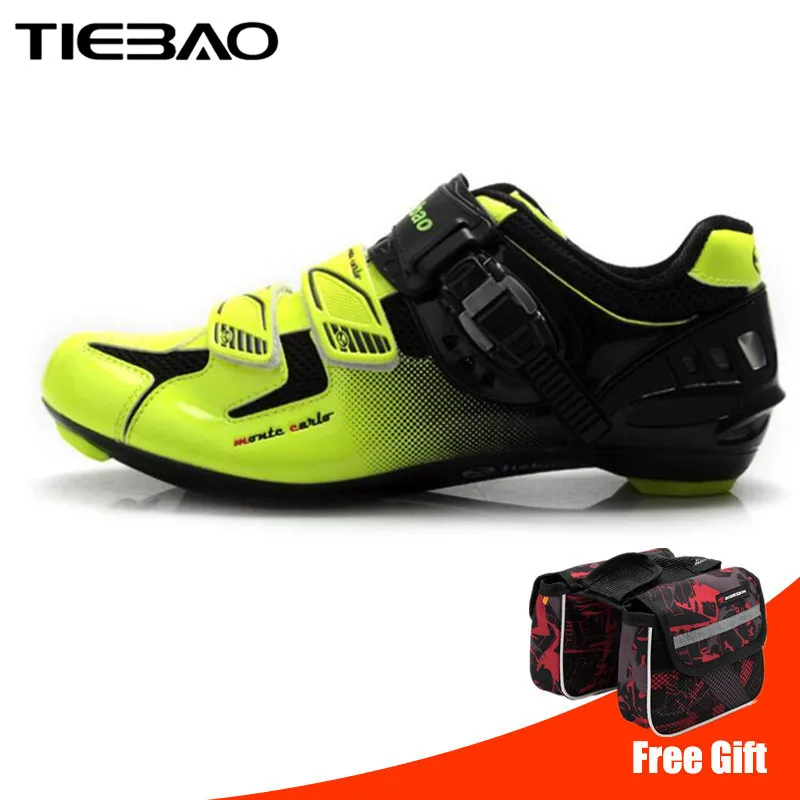 

TIEBAO Bicycle Road Cycling Shoes 2019 Breathable Men sneakers Women Bike Racing Self-Locking zapatillas ciclismo Athletic Shoes