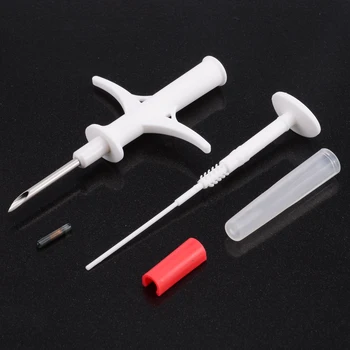 

1PC DIY Standard Pet Chip Microchip RFID Injector Syringe Microchip ISO Standard for Horses Dogs Cats